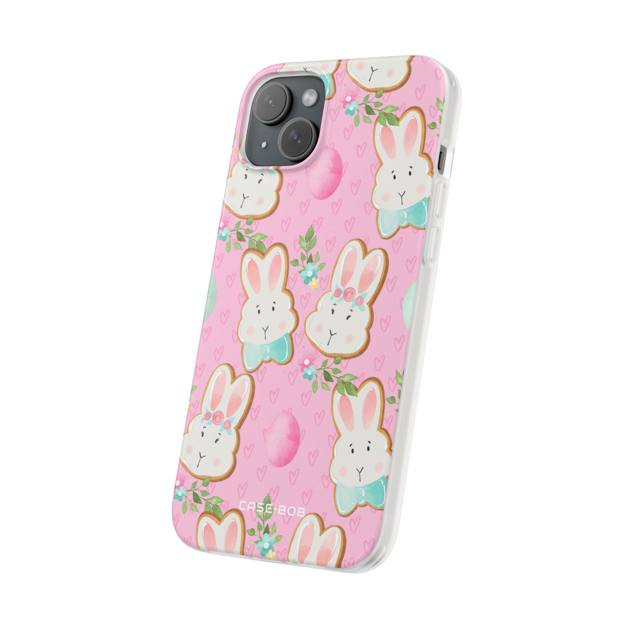 Bunny Blossom iPhone 15 Plus Case - Soft