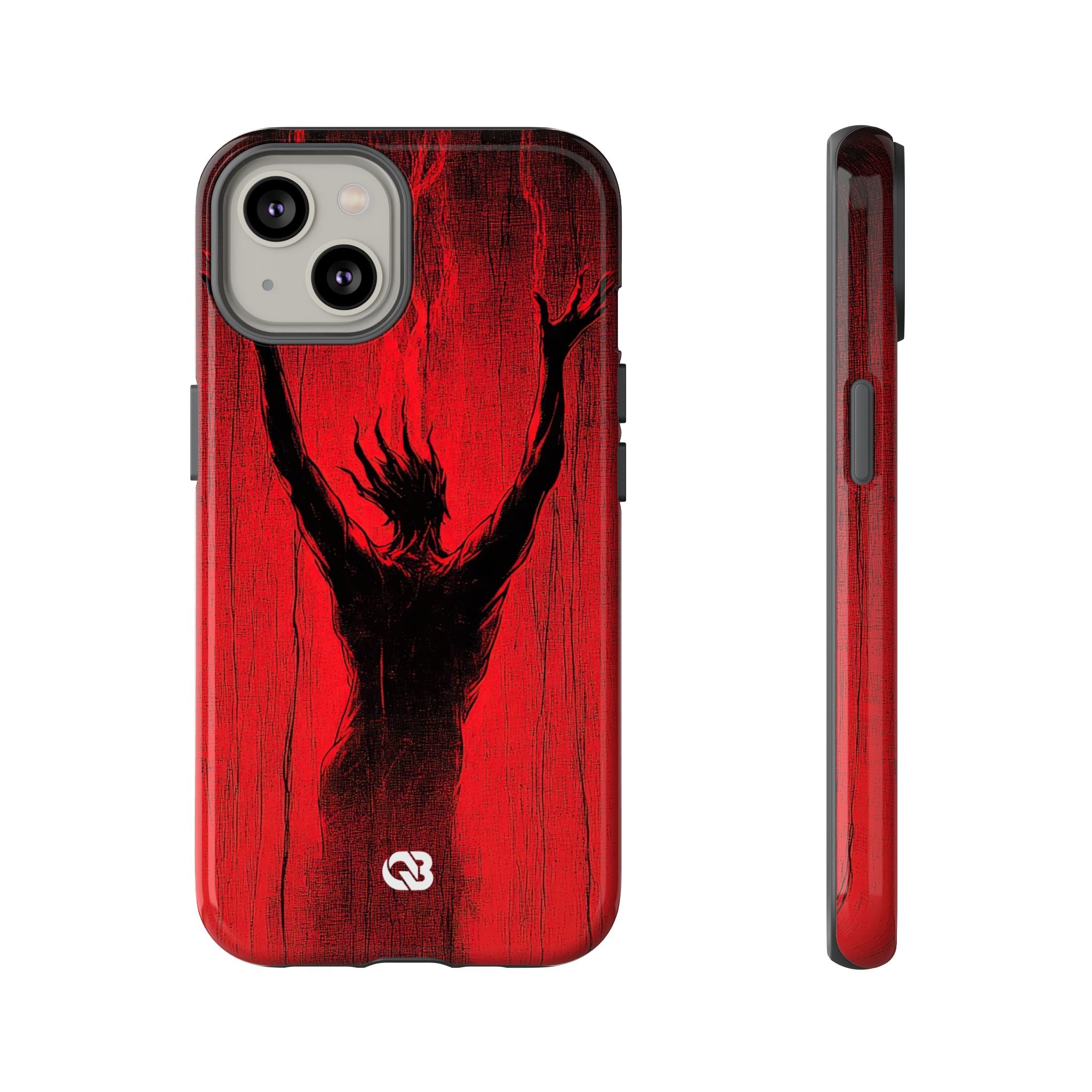 Crimson Shadow Ascent · Tough Phone Case for iPhone