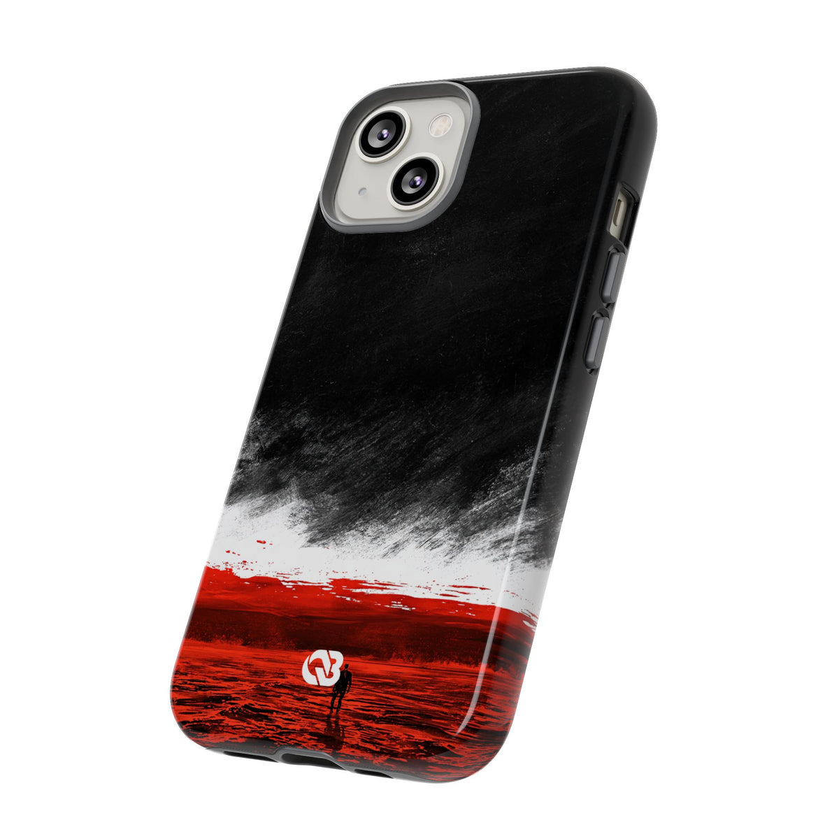 Crimson Void · Tough Phone Case for iPhone · Black