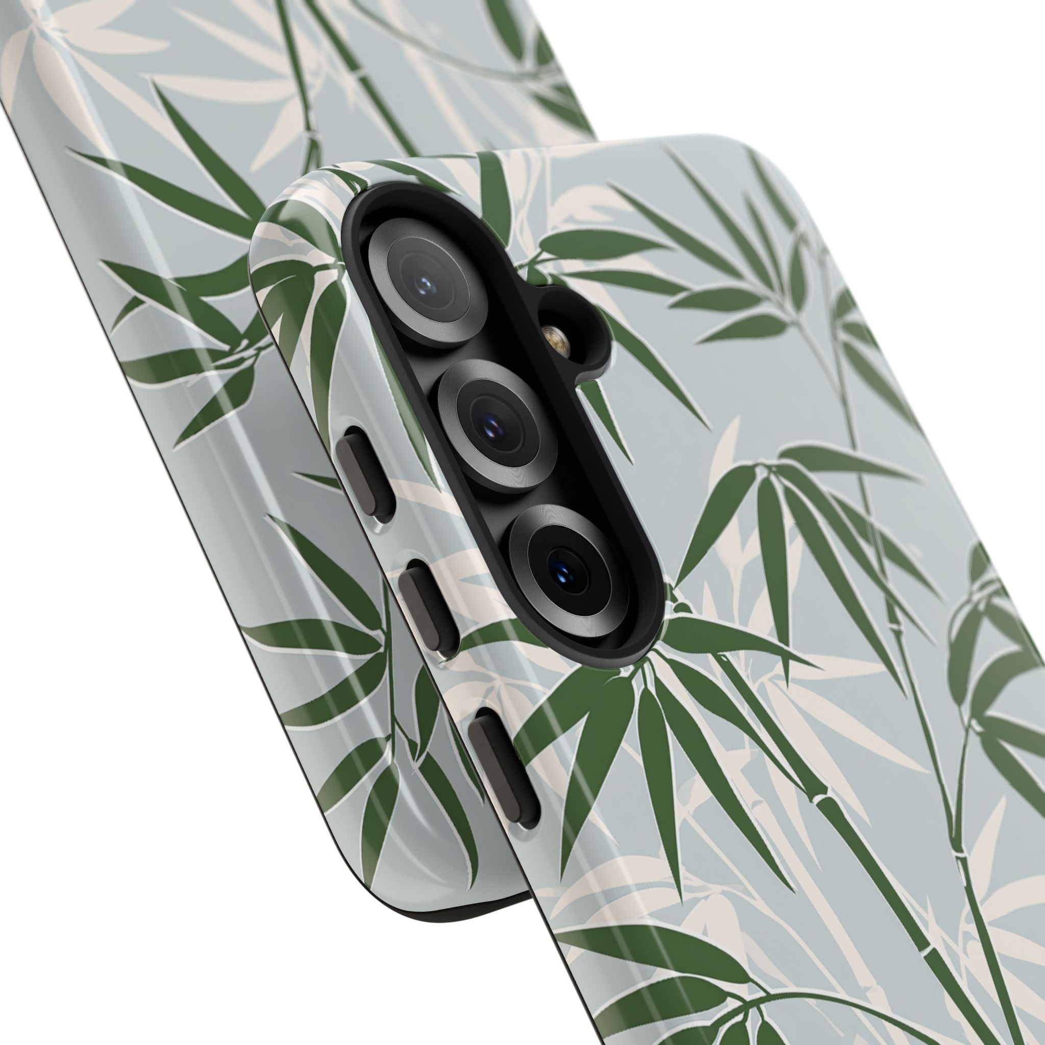 Green Tough Phone Case for Samsung - Kyoto Bamboo Canopy