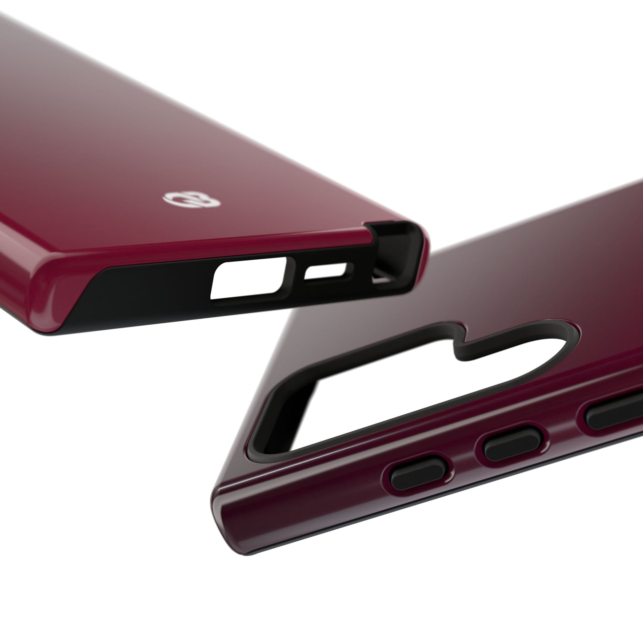 Red Tough Phone Case for Samsung - Deep Sangria Gradient