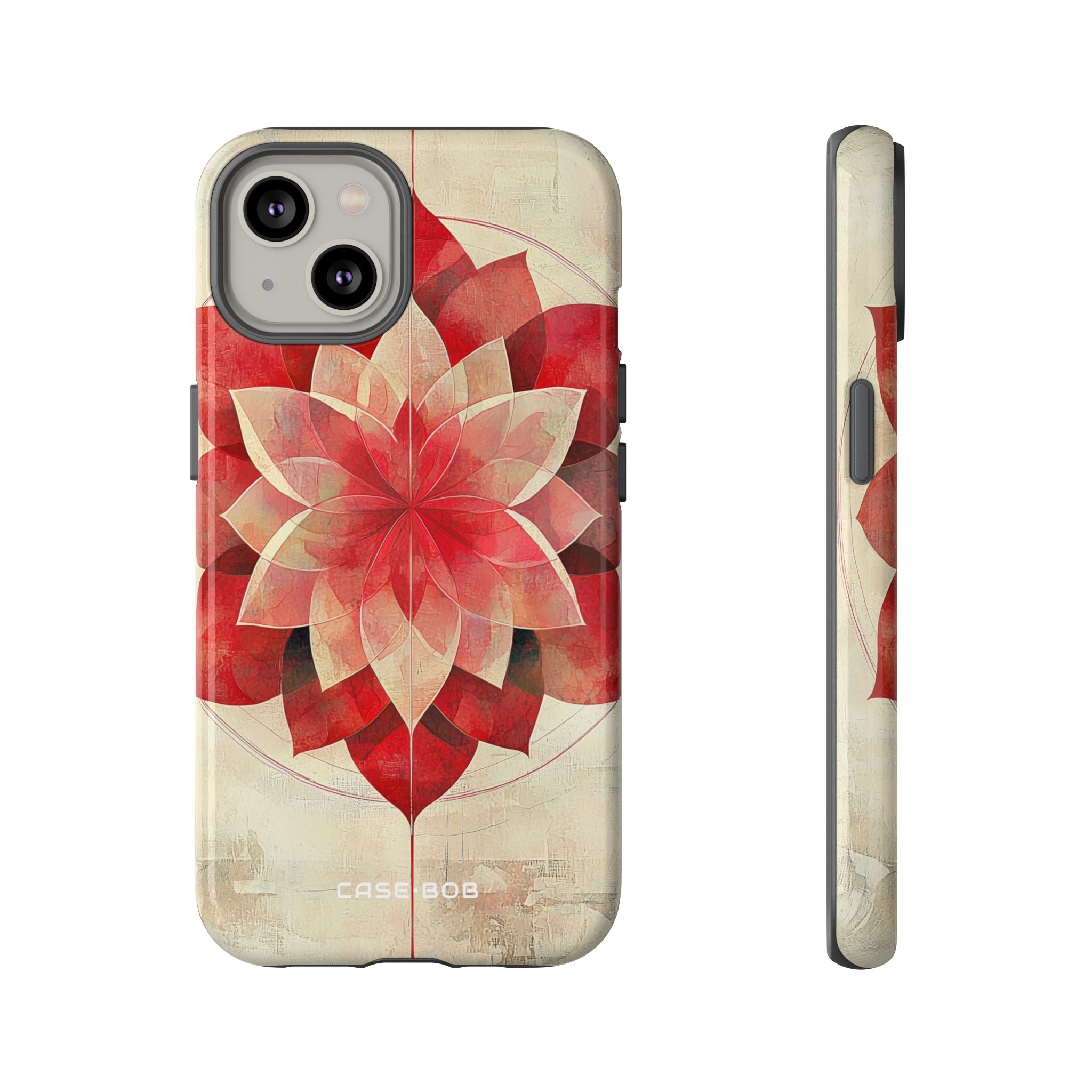 Crimson Bloom iPhone 14 Cover - Tough