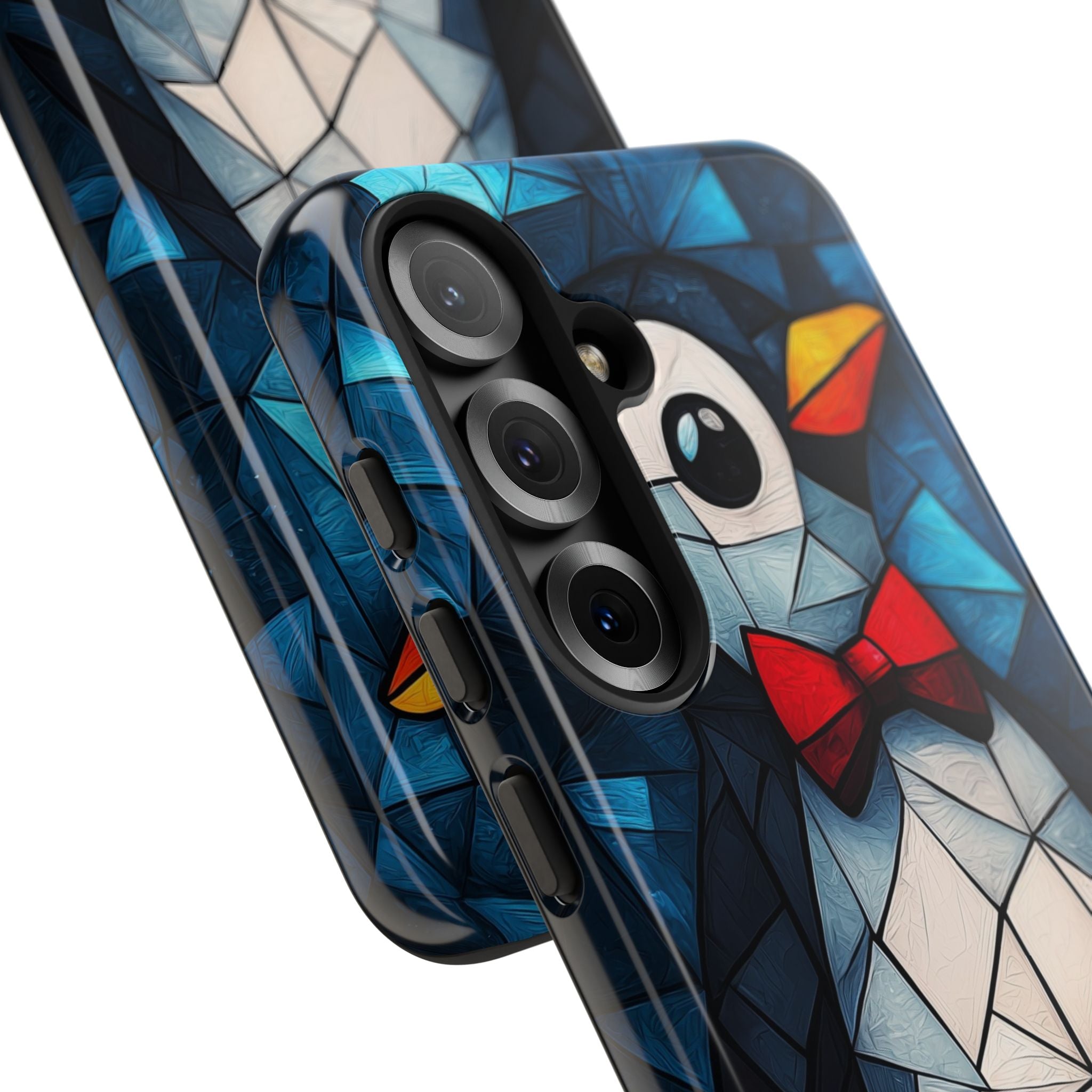 Mosaic Bowtie Penguin · Tough Hoesje voor Samsung