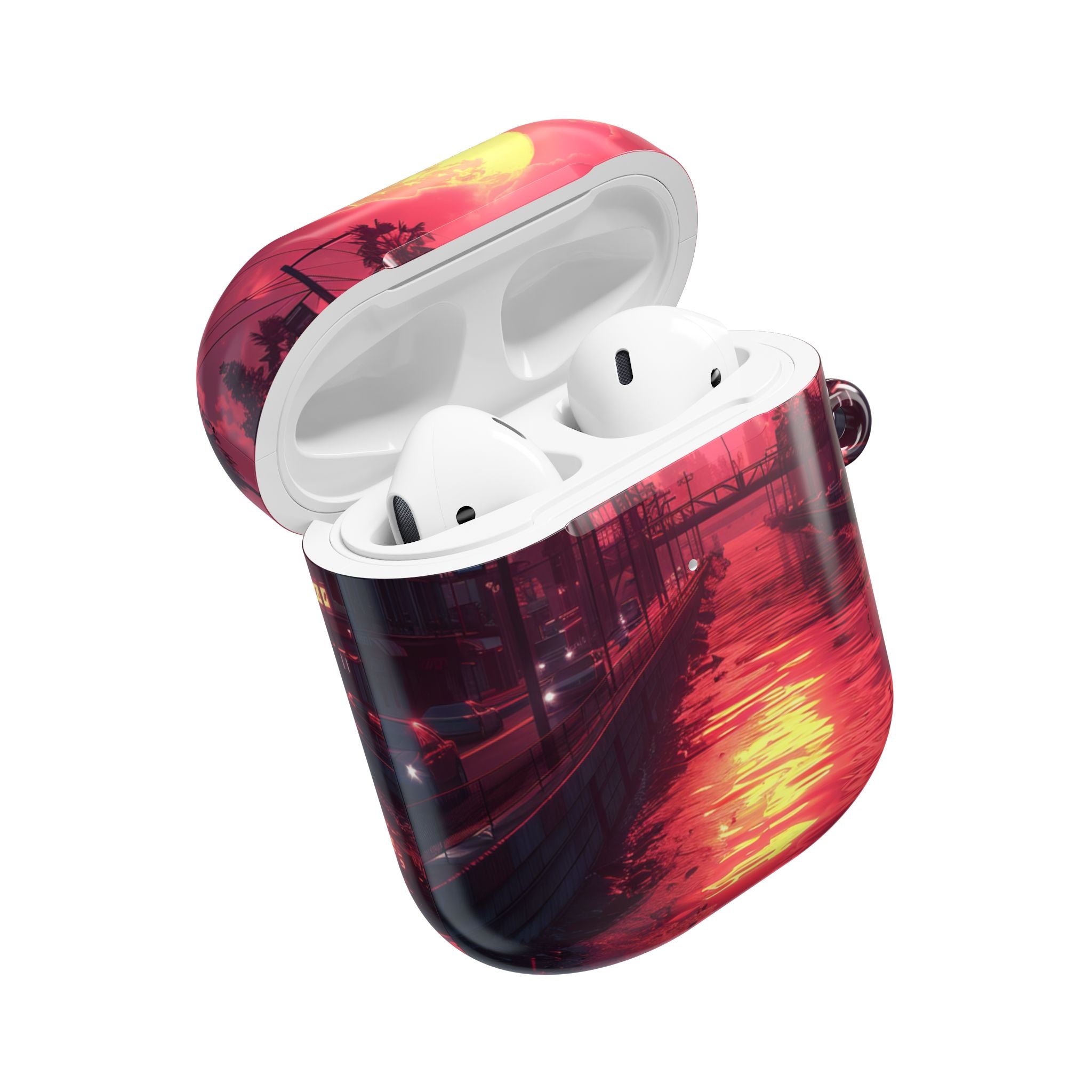 Yellow Moon Reflection - AirPods Case