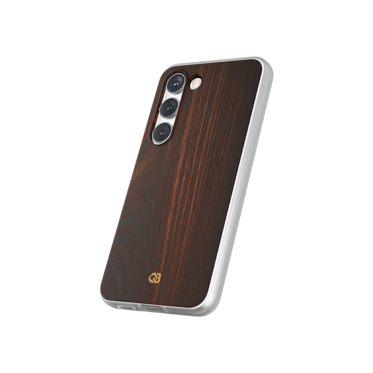 Brown Lite Phone Case for Samsung - Burnished Mahogany Grain