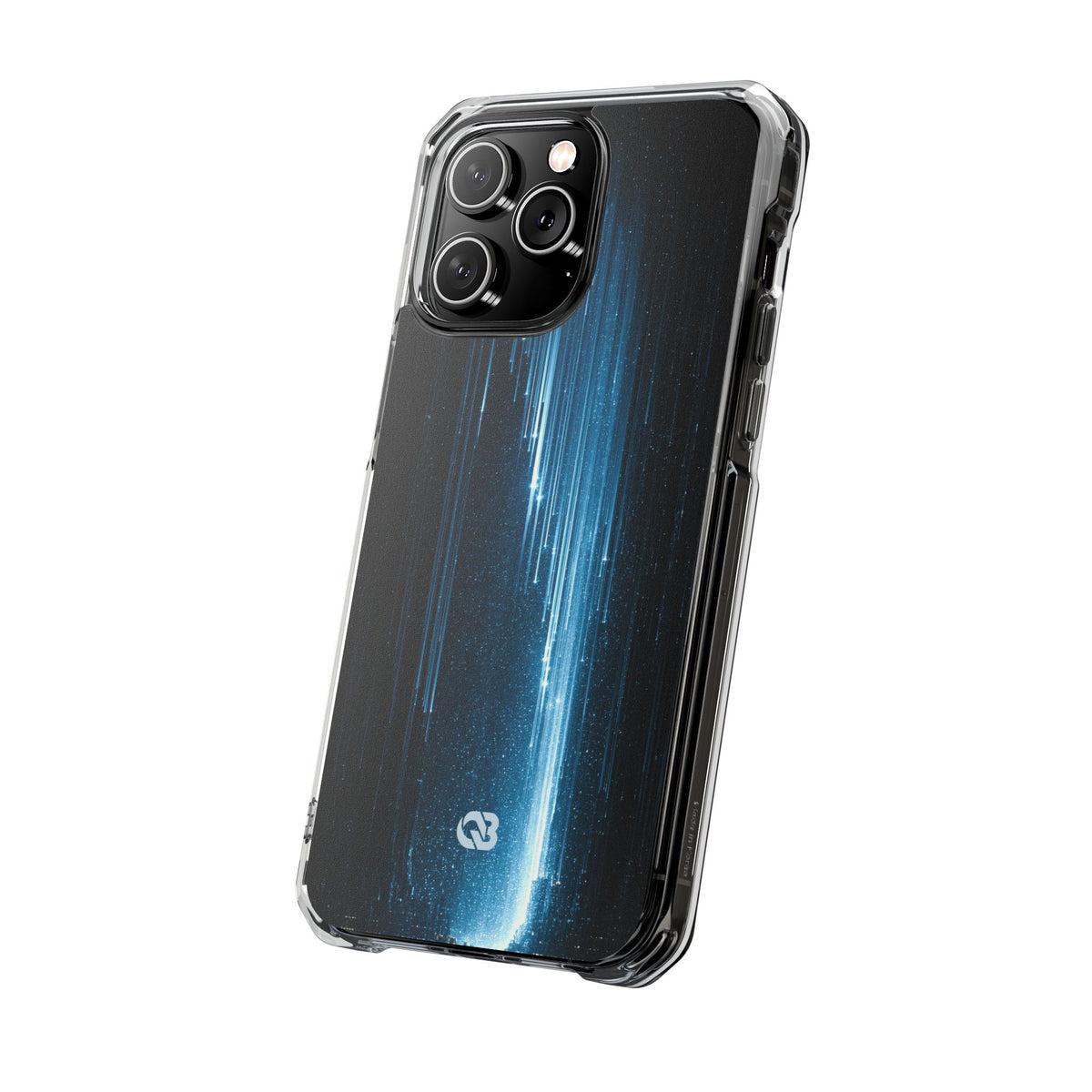 Nocturnal Cascade · Clear Impact Magnetic Phone Case for iPhone · Black