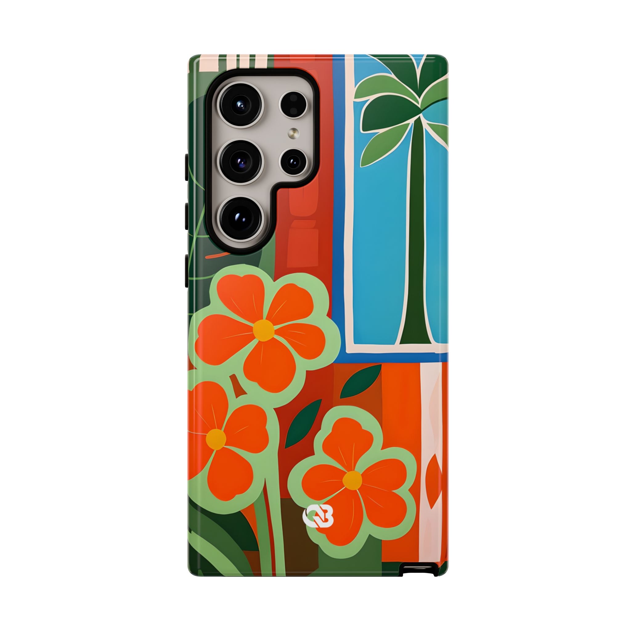 Vivid Jungle Collage · Tough Coque de téléphone pour Samsung