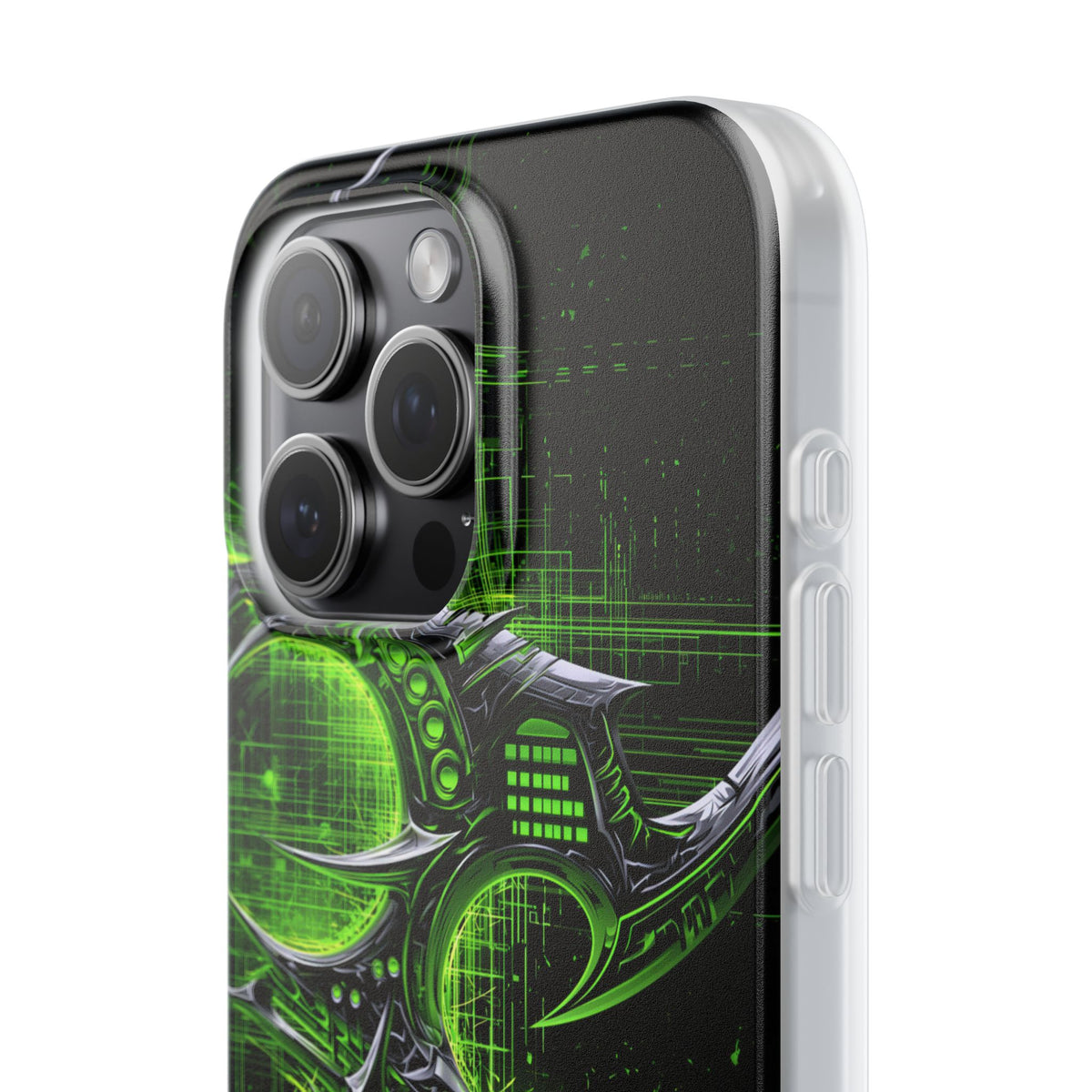 Cyber Sigil Grid · Lite Phone Case for iPhone · Green
