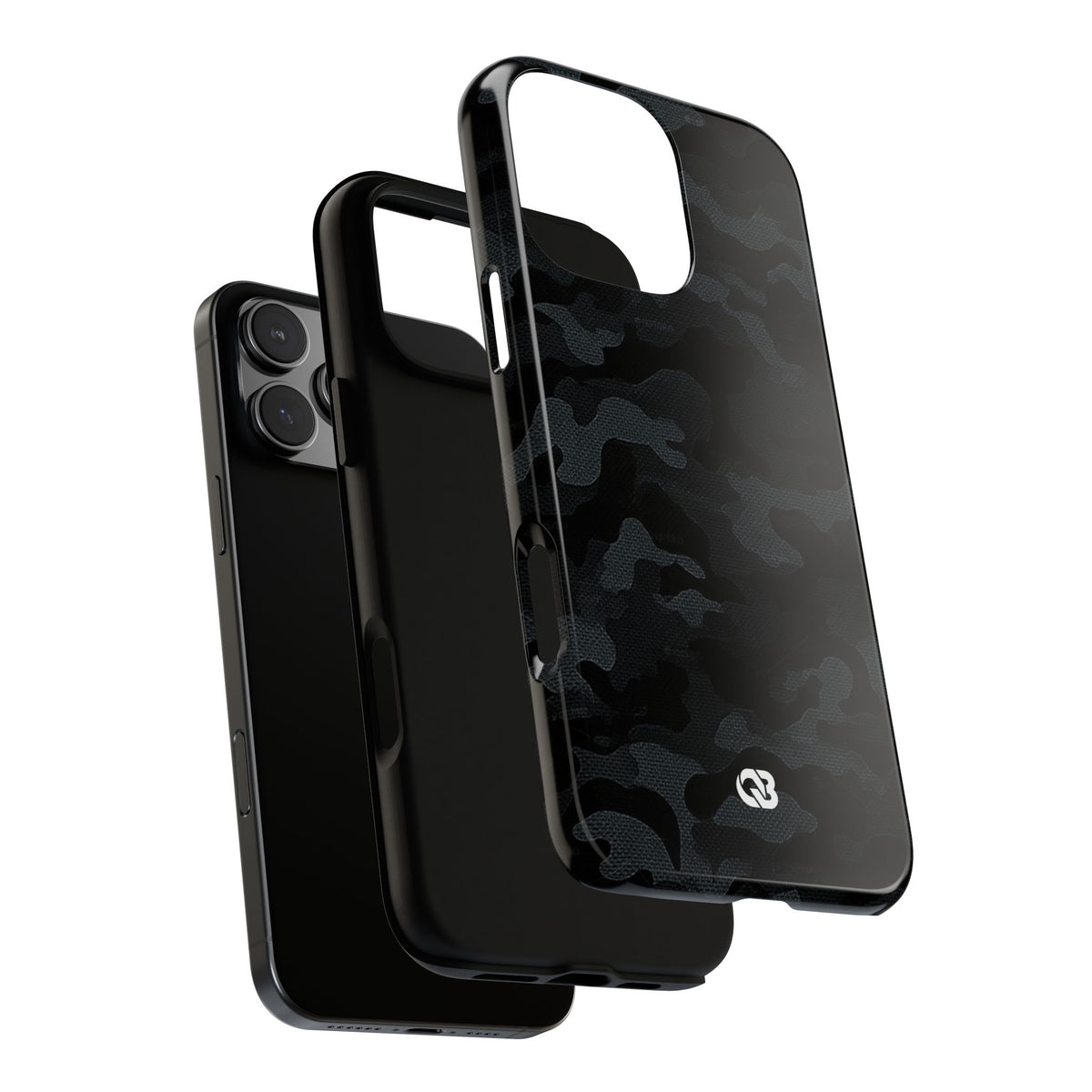 Blackout Urban Camo · Tough Phone Case for iPhone · Black