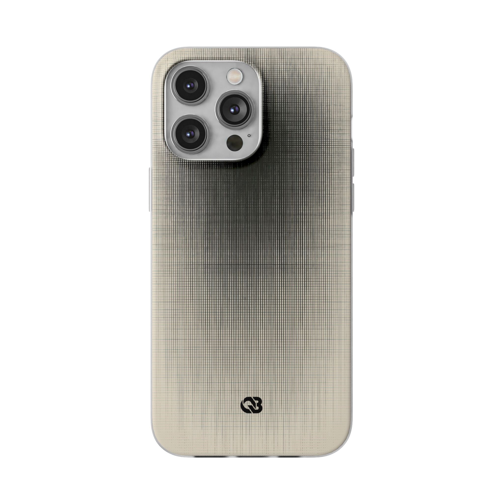 Beige Lite Phone Case for iPhone - Carbon Screen Grid