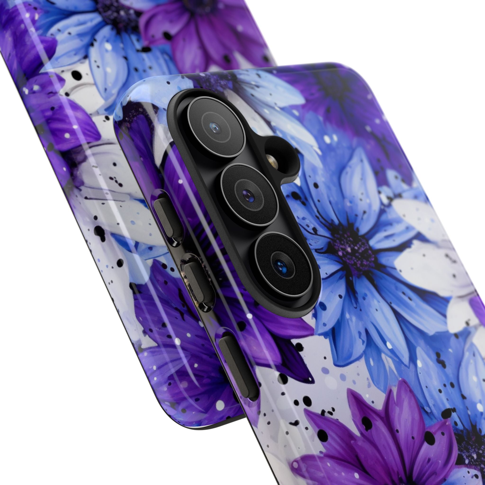 Ink Splatter Blooms · Tough Coque de téléphone pour Samsung
