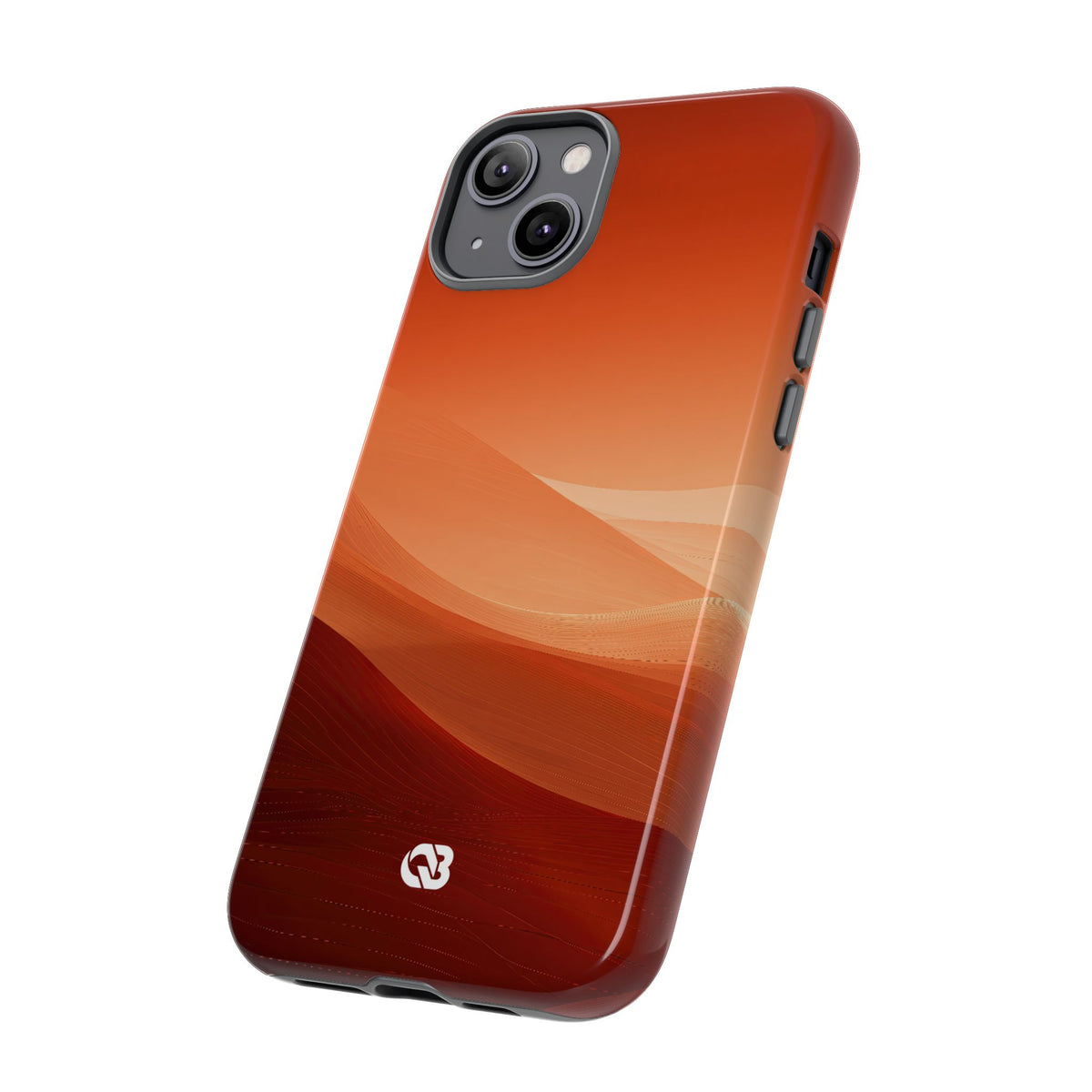 Terracotta Dune Ridges · Tough Phone Case for iPhone · Orange