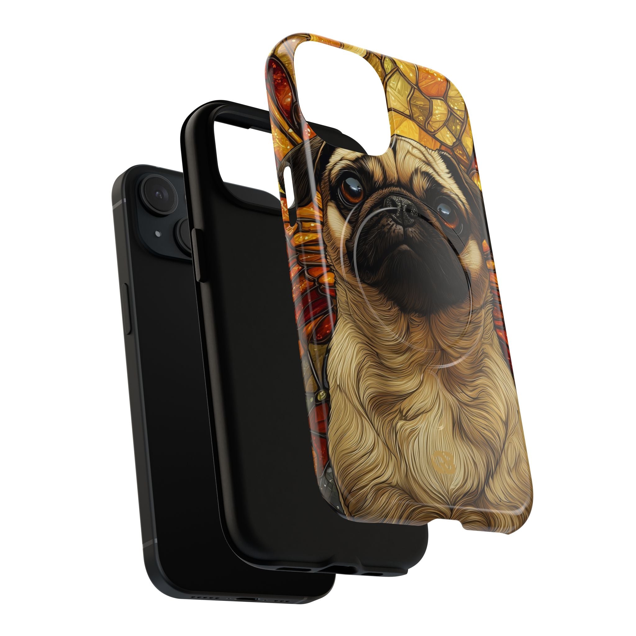 Amber Pug Divinità · Tough+ Custodia per iPhone · Magsafe