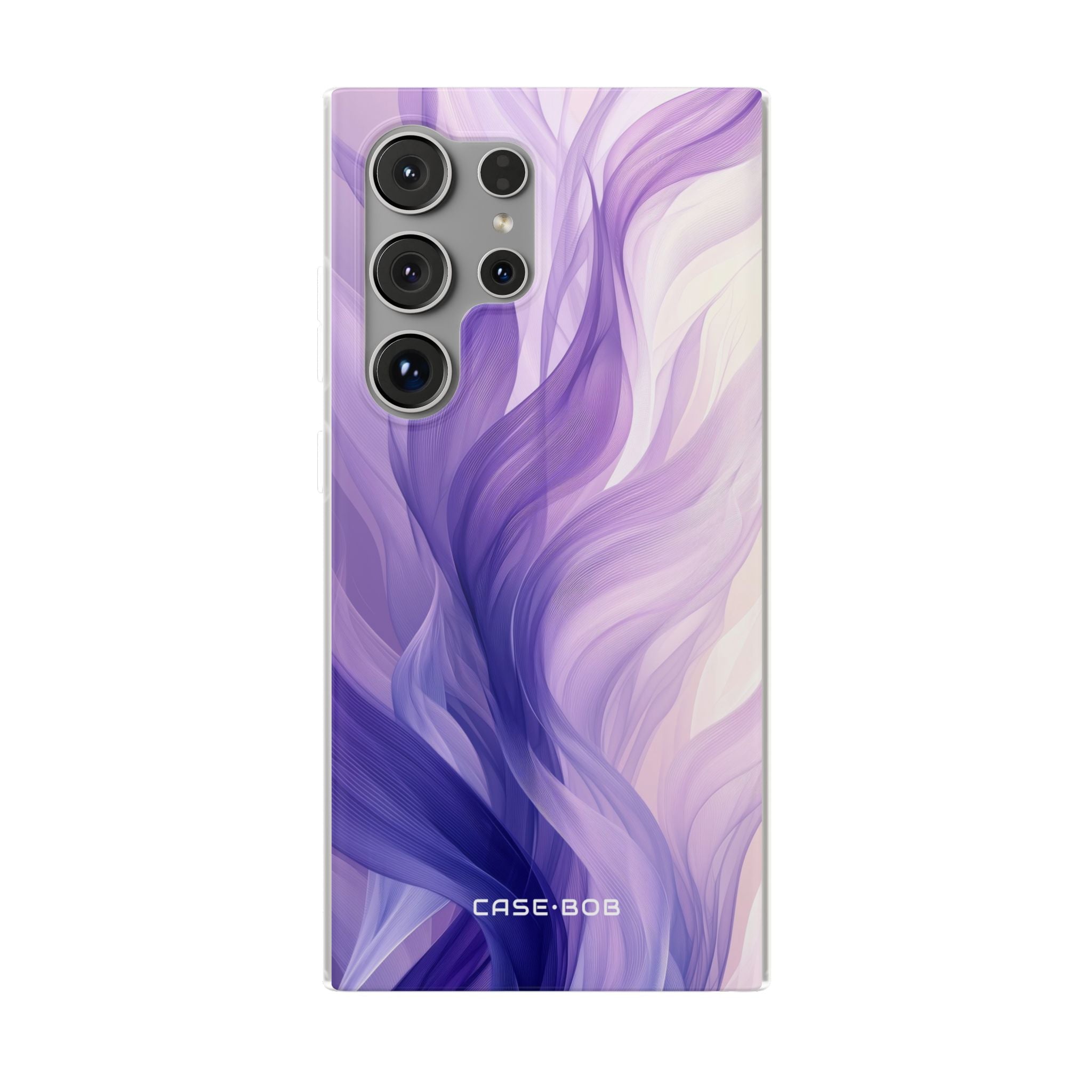 Lila Bandwellen Samsung S24 Ultra Case - Soft