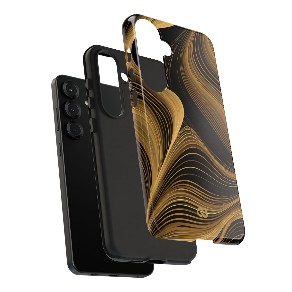 Gold Tough Phone Case for Samsung - Molten Copper Strands