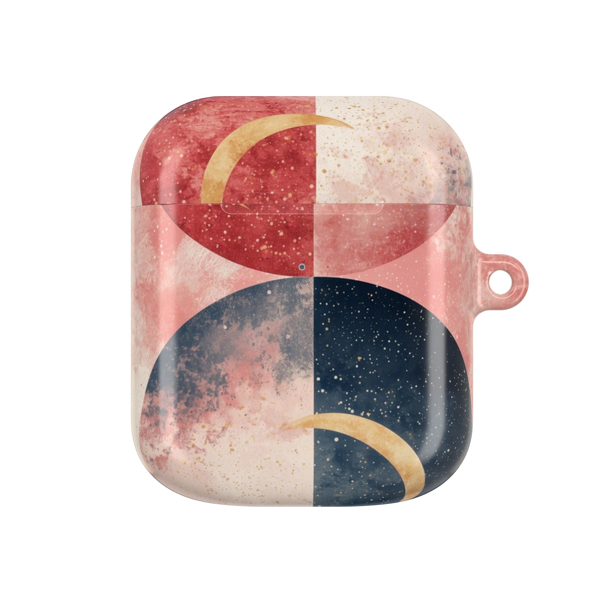 Golden Crescents Crimson - AirPods Case