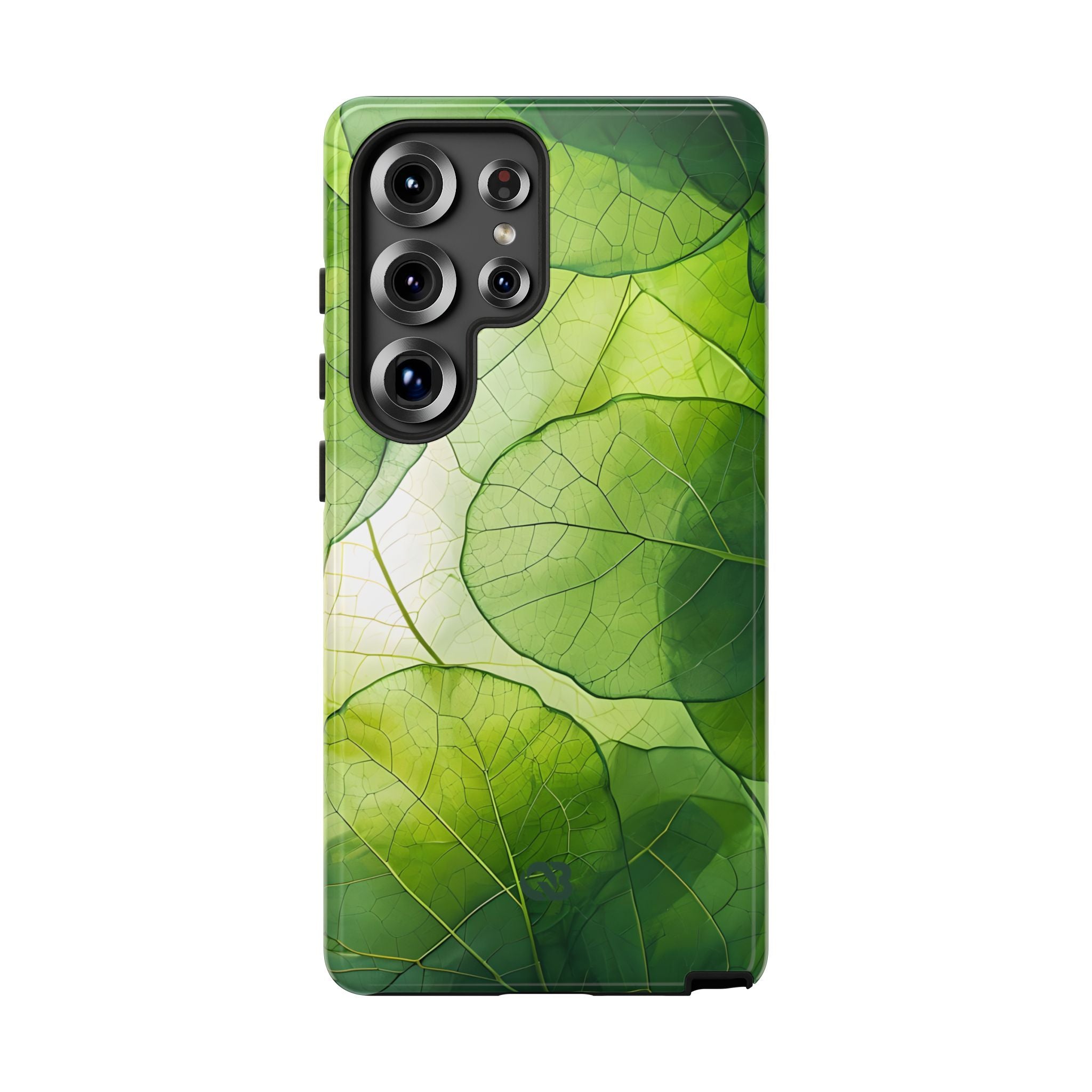 Emerald Leaf Veins · Tough Phone Case for Samsung
