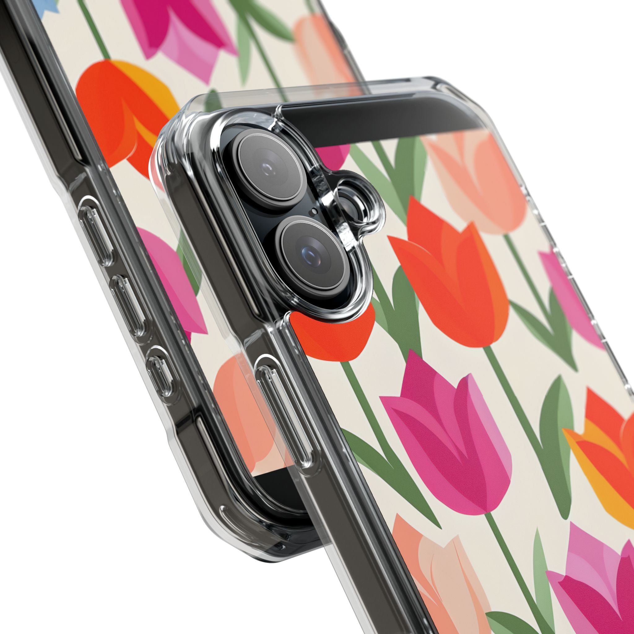 Vibrant Petal Grid · Impact Handyhülle für iPhone · Magsafe