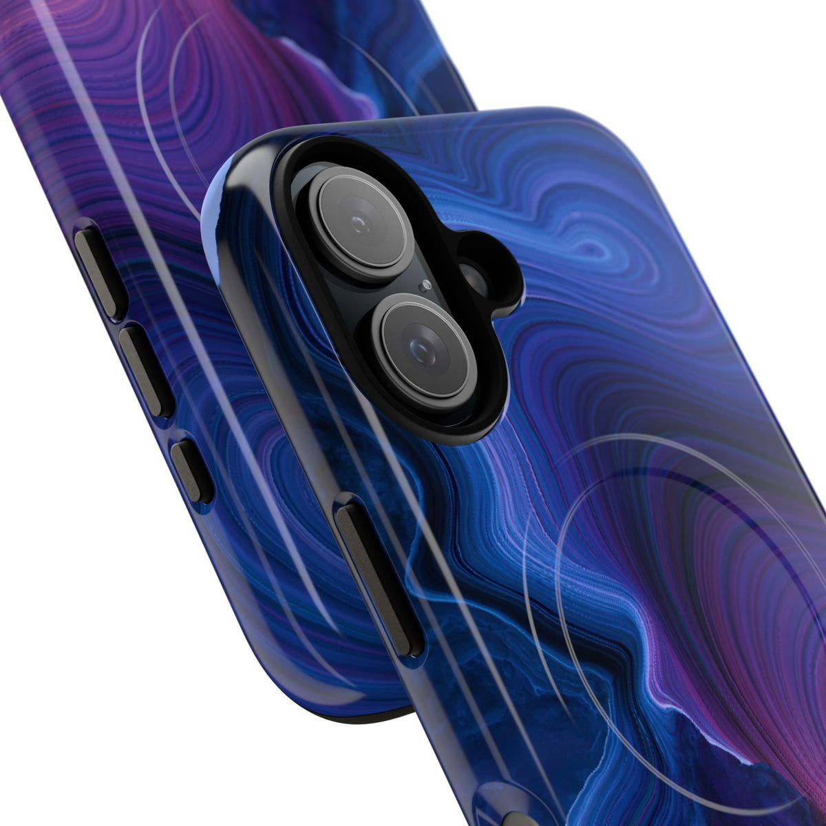 Radiant Strata · Tough 2.0 Magnetic Phone Case for iPhone · Blue