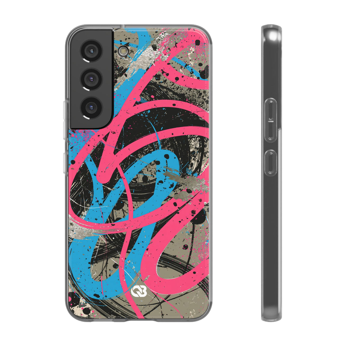 Cyber Splatter Flow · Lite Phone Case for Samsung · Pink