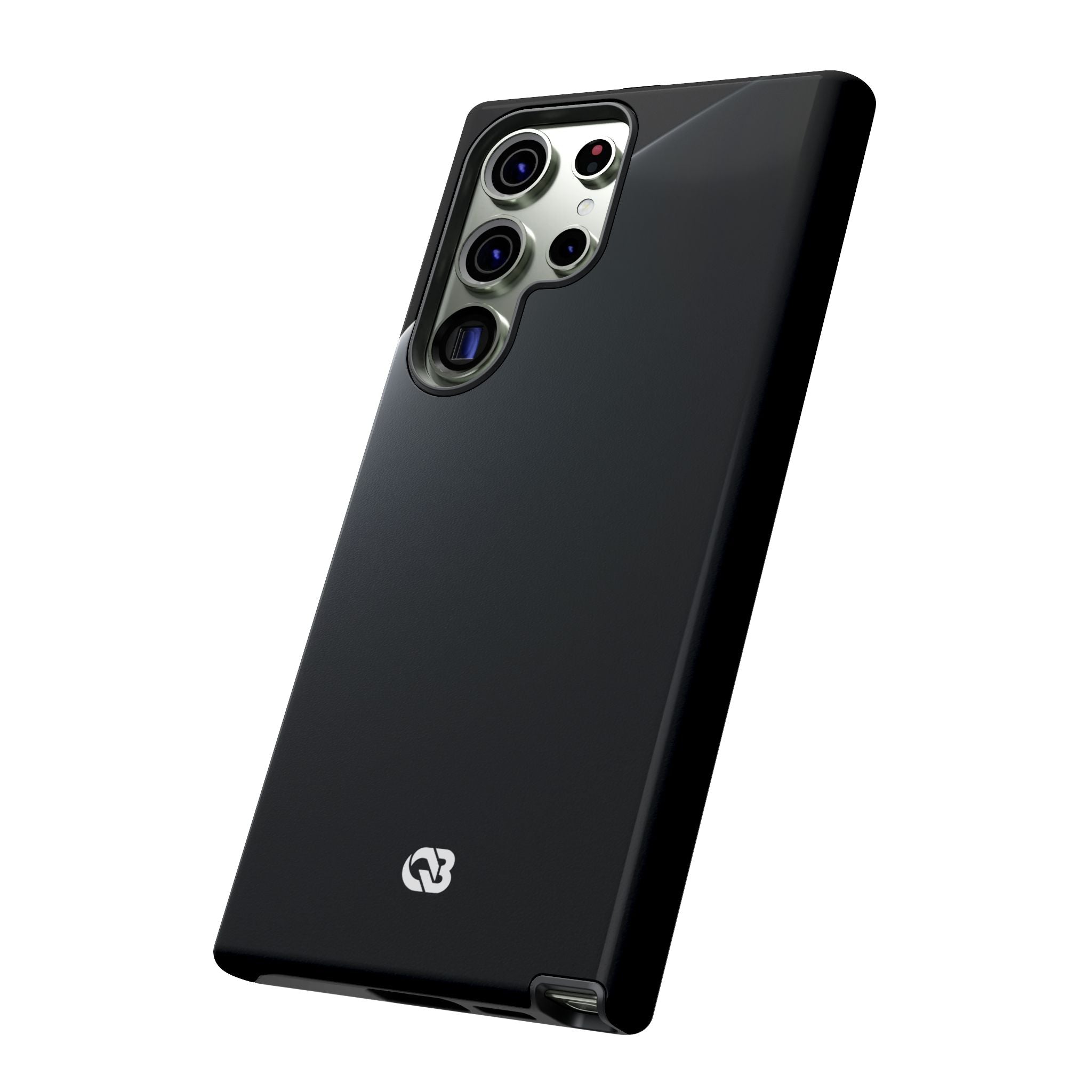 Black Tough Phone Case for Samsung - Obsidian Lunar Arch