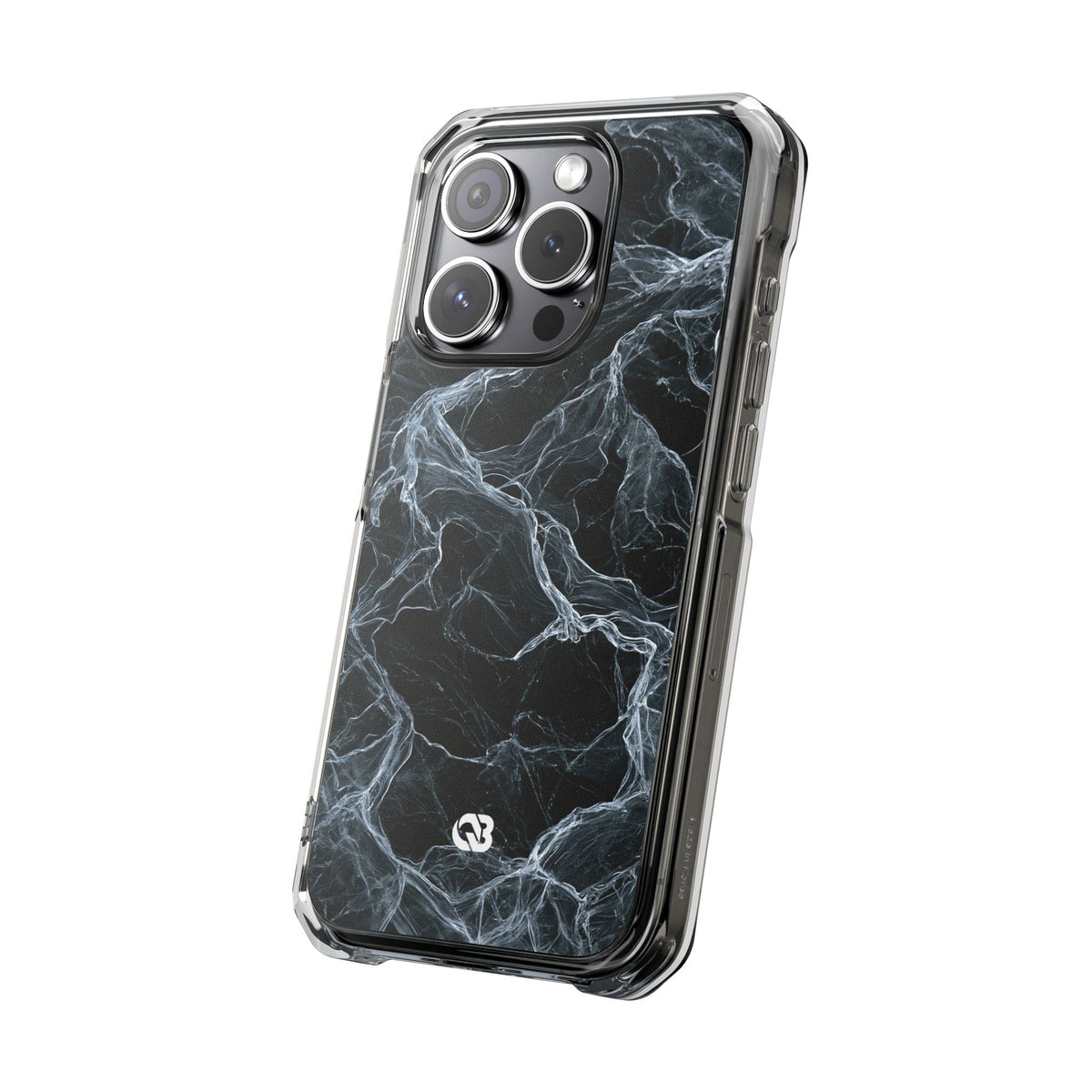 Arctic Gossamer · Clear Impact Magnetic Phone Case for iPhone · Black