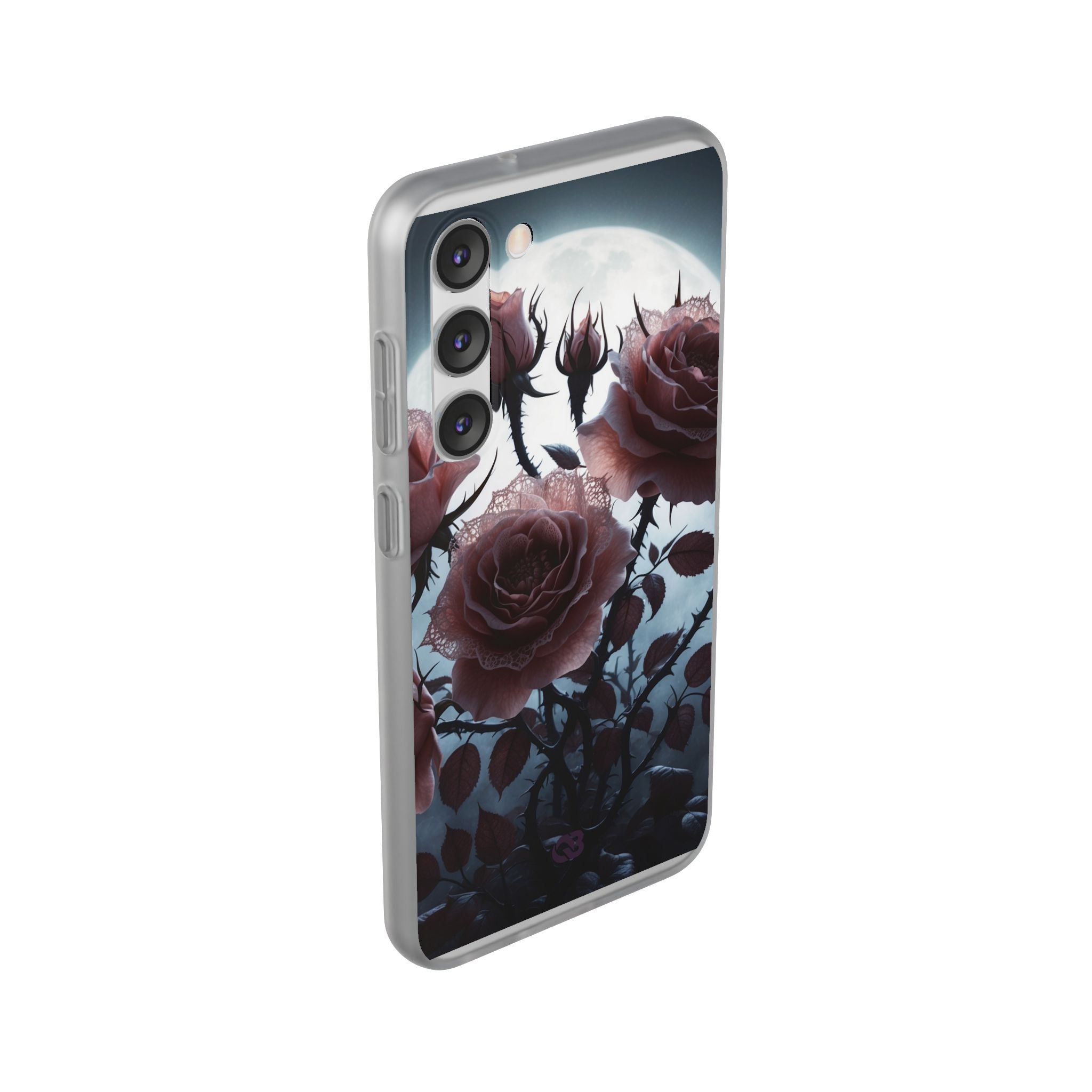 Lunar Lace Petals · Soft Phone Case for Samsung