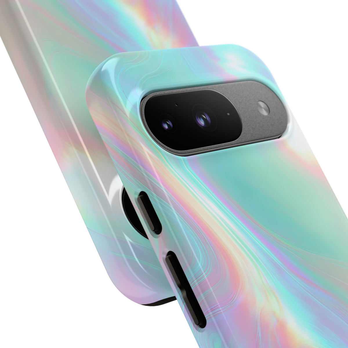 Prismatic Liquid Light · Tough Phone Case for Pixel · Teal