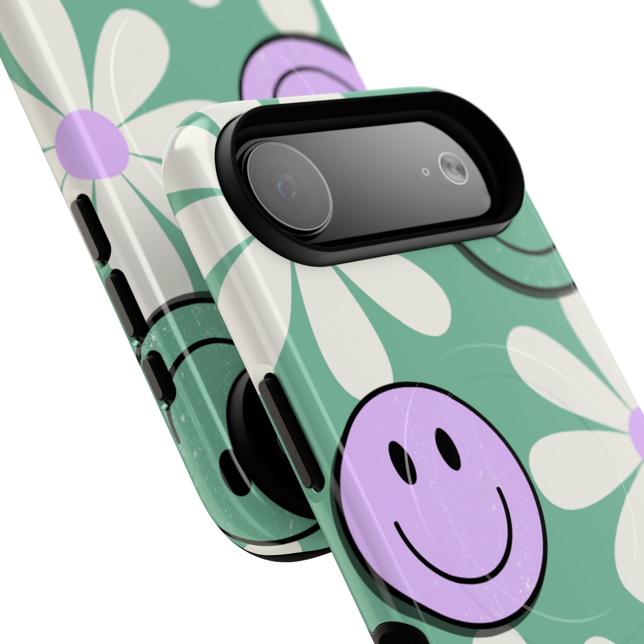 Smiley Daisy Glow iPhone 17 Air Case - Tough+ - CASE•BOB