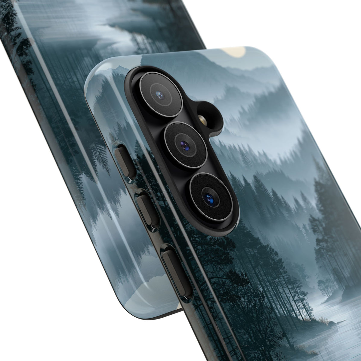 Silent Nordic Fjord · Tough Phone Case for Samsung · Blue