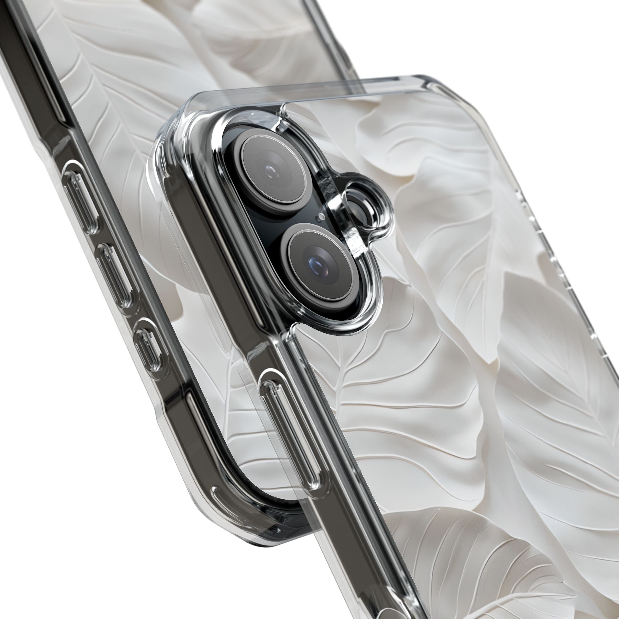 Sculpted Ivory Leaves · Impact Phone Case for iPhone · Magsafe