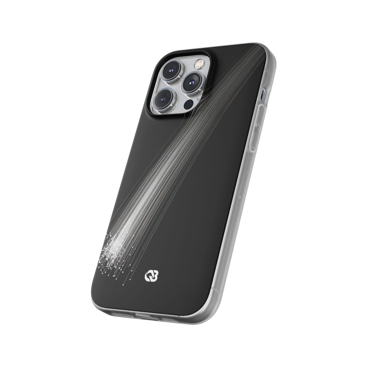 Black Lite Phone Case for iPhone - Linear Velocity Beam