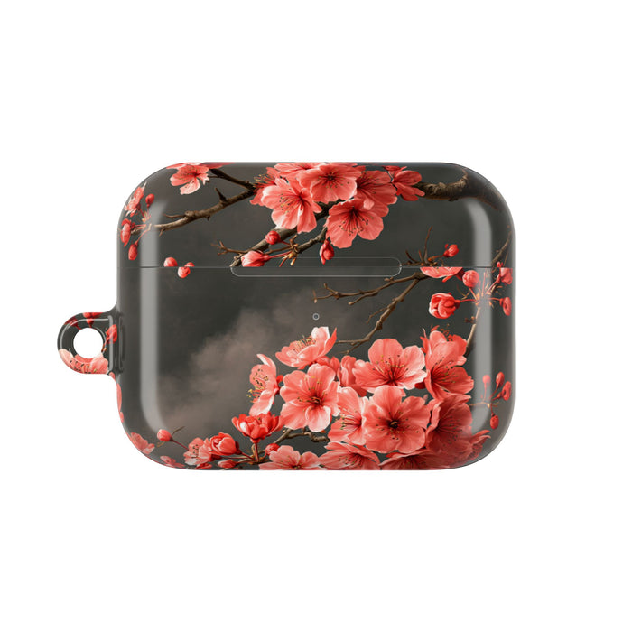 Dark Sakura Nocturne · Hard Case for AirPods & AirPods Pro · Black