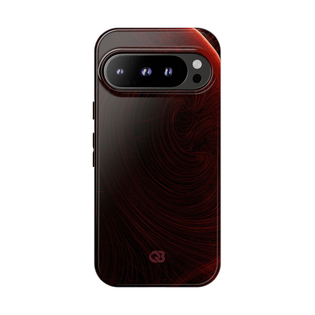 Red Tough Phone Case for Google Pixel - Crimson Flare Flux