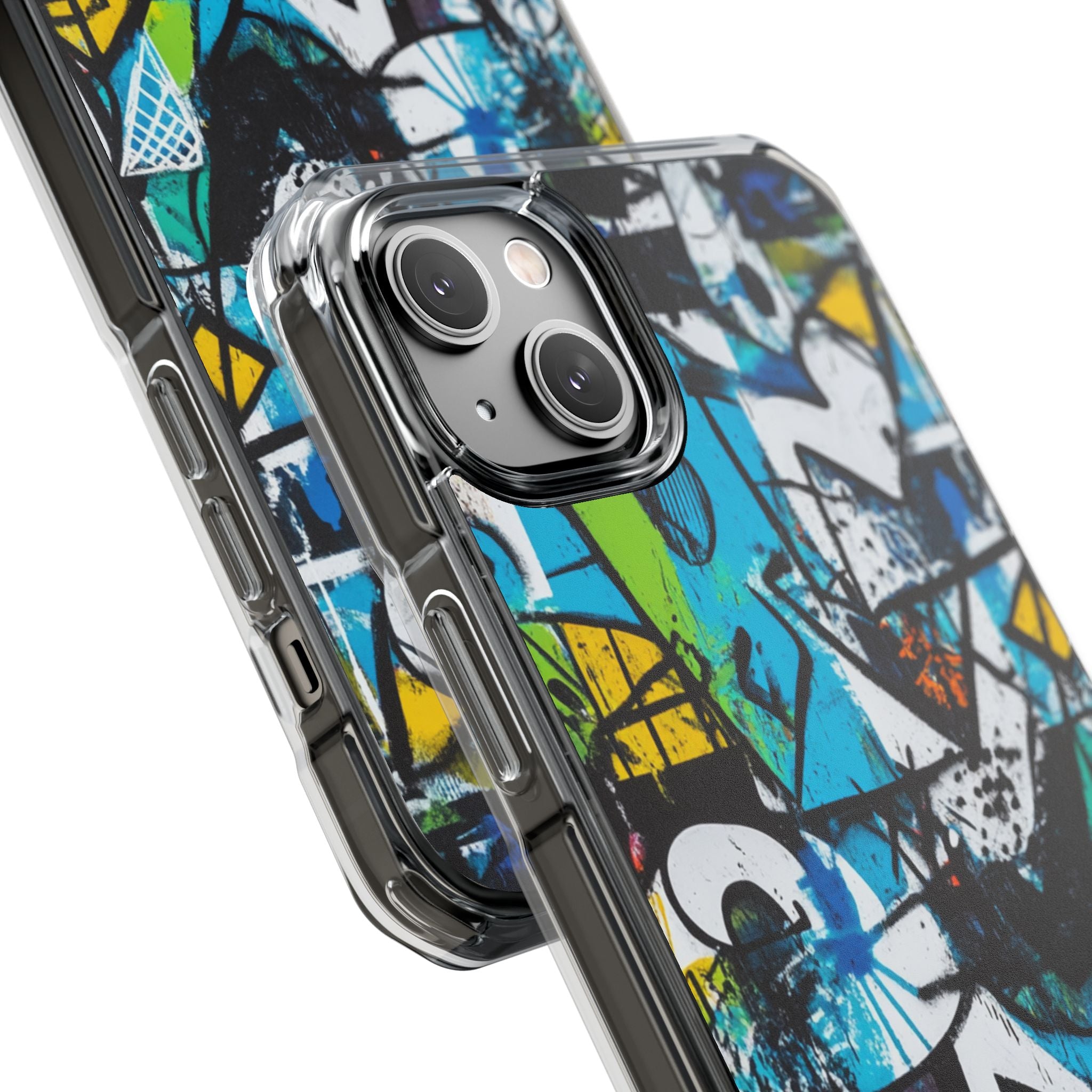Weißes Ripple Drift iPhone 14 Plus Case - Impact