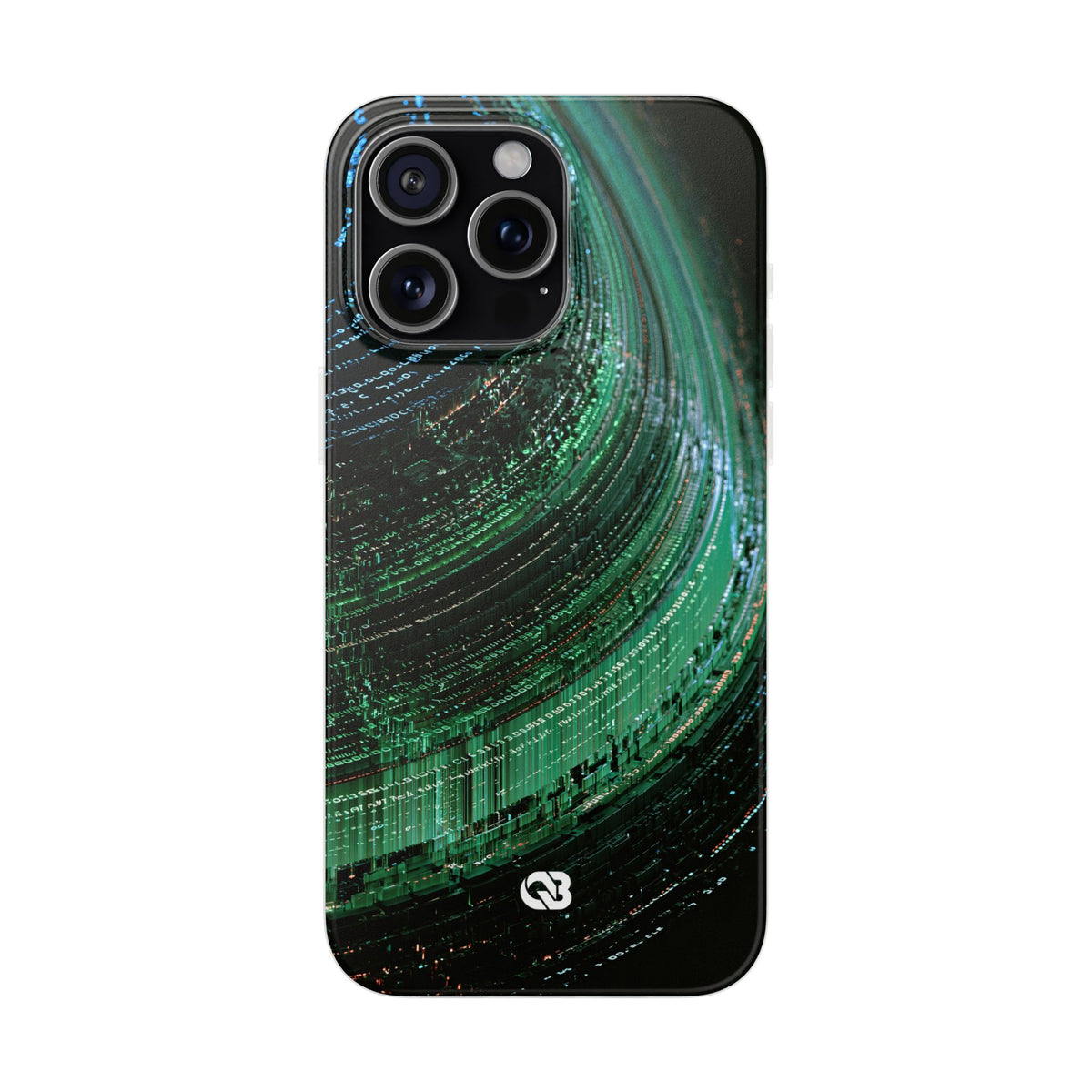 Orbital Data Stream · Lite Phone Case for iPhone · Green