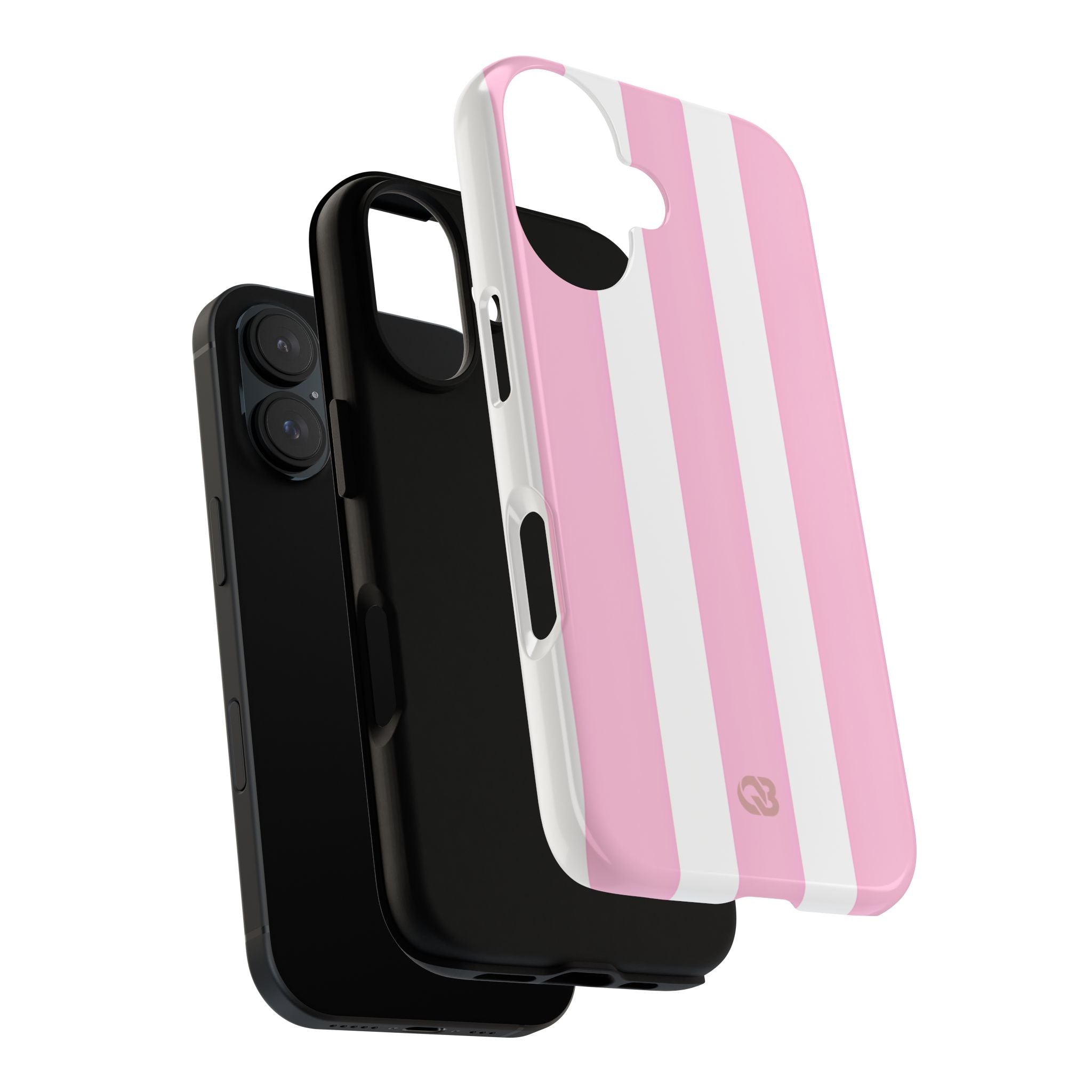 Soft Pink Stripe · Tough Coque de téléphone pour iPhone