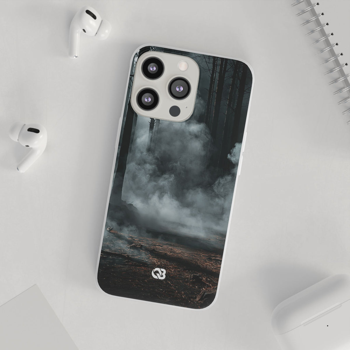 Shadowed Pine Mist · Lite Phone Case for iPhone · Black