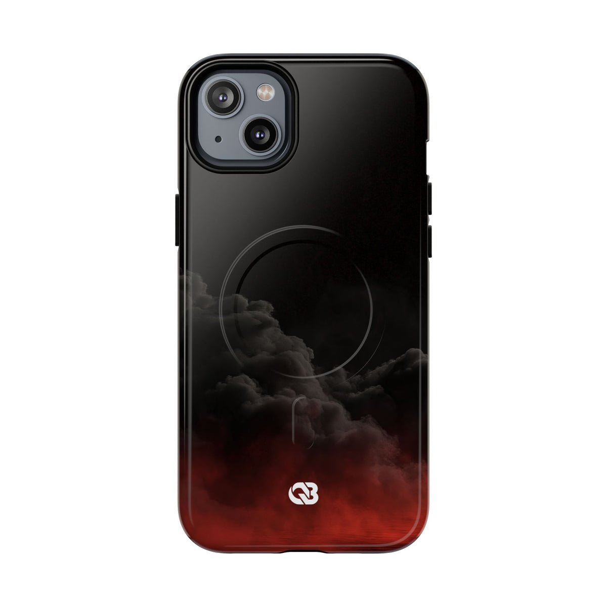 Crimson Fog Void · Tough 2.0 Magnetic Phone Case for iPhone · Black