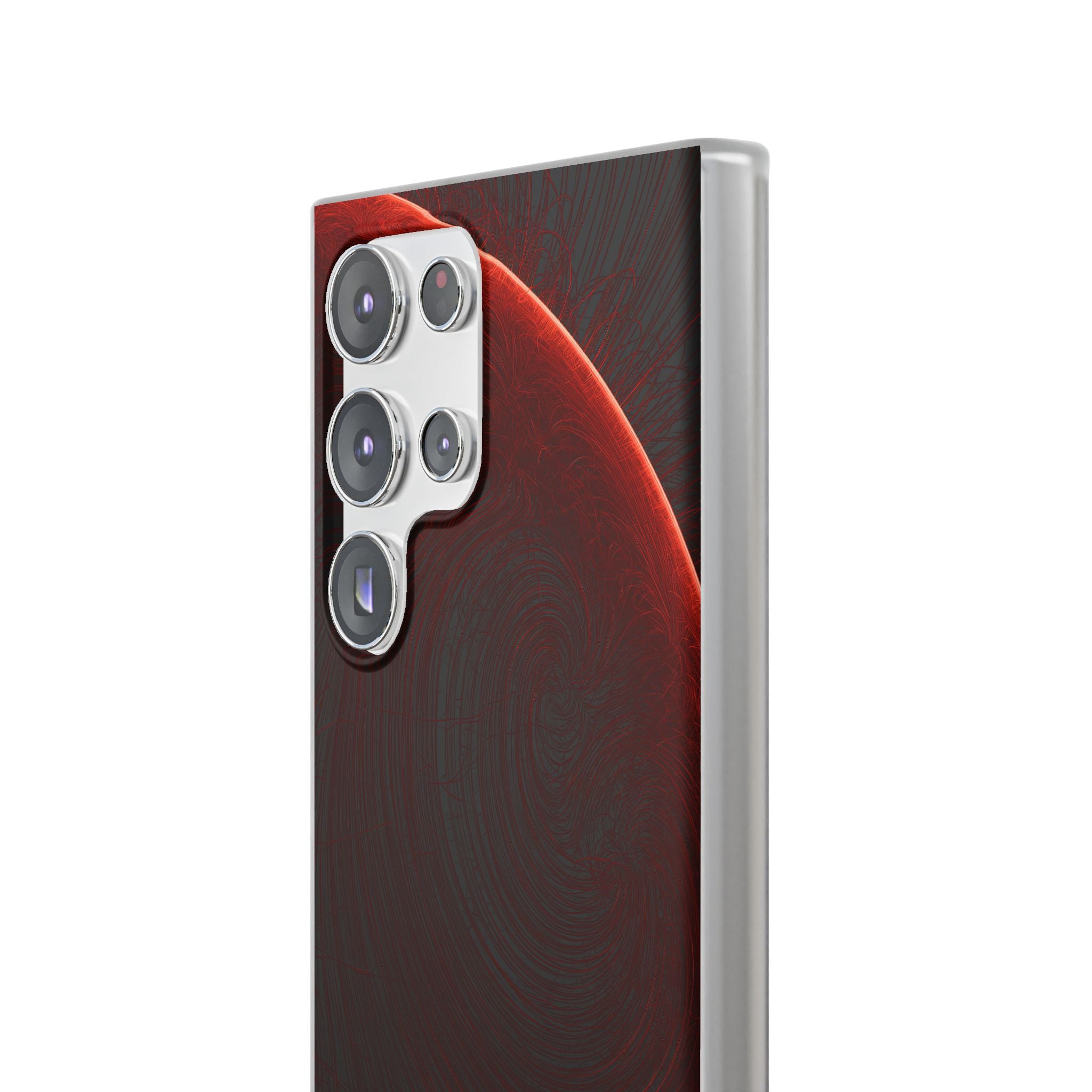 Red Lite Phone Case for Samsung - Crimson Flare Flux