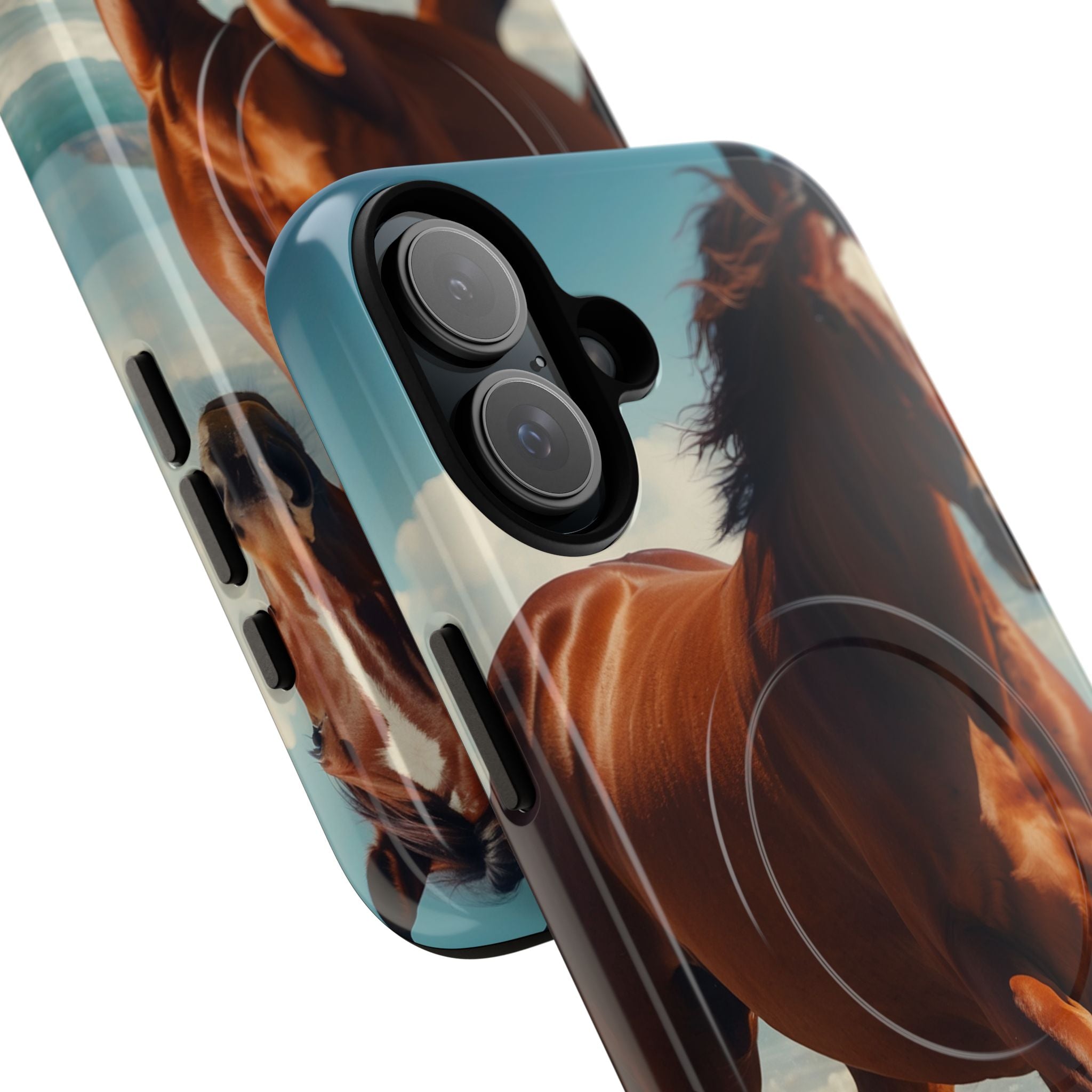 Blazing Horse iPhone 16 Plus Case - Tough+