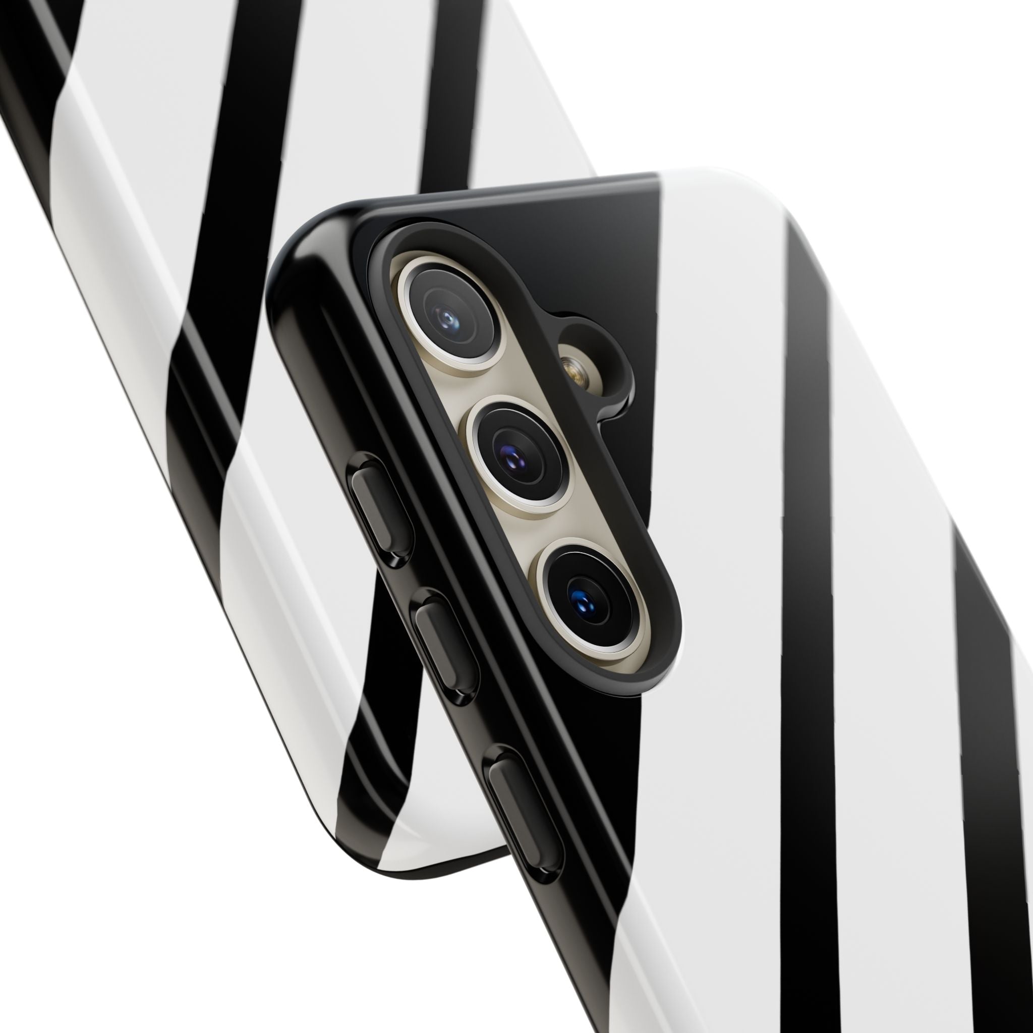 Obsidian White Bars · Tough Handyhülle für Samsung