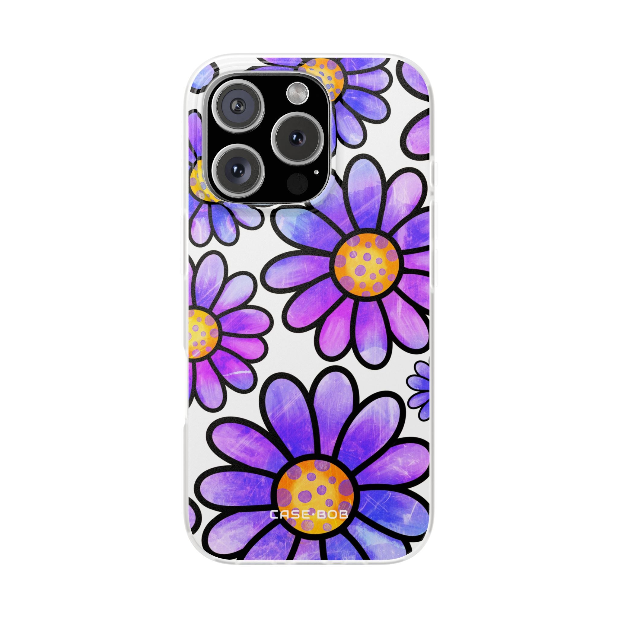 Polka Dot Blooms iPhone 16 Pro Case - Soft