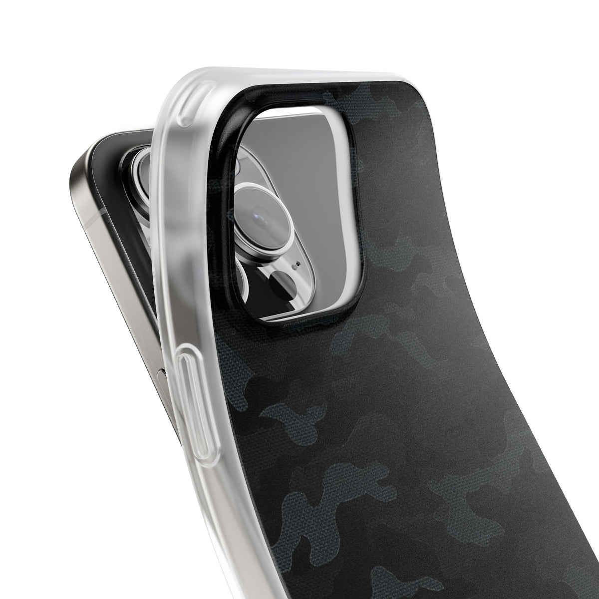 Blackout Urban Camo · Lite Phone Case for iPhone · Black