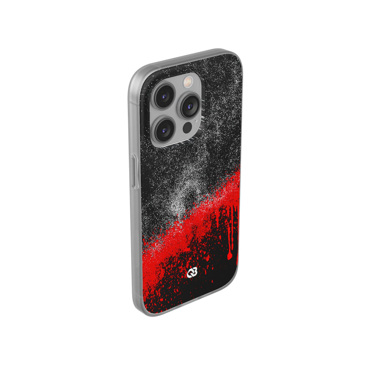 Crimson Noir Drip · Lite Phone Case for iPhone · Black