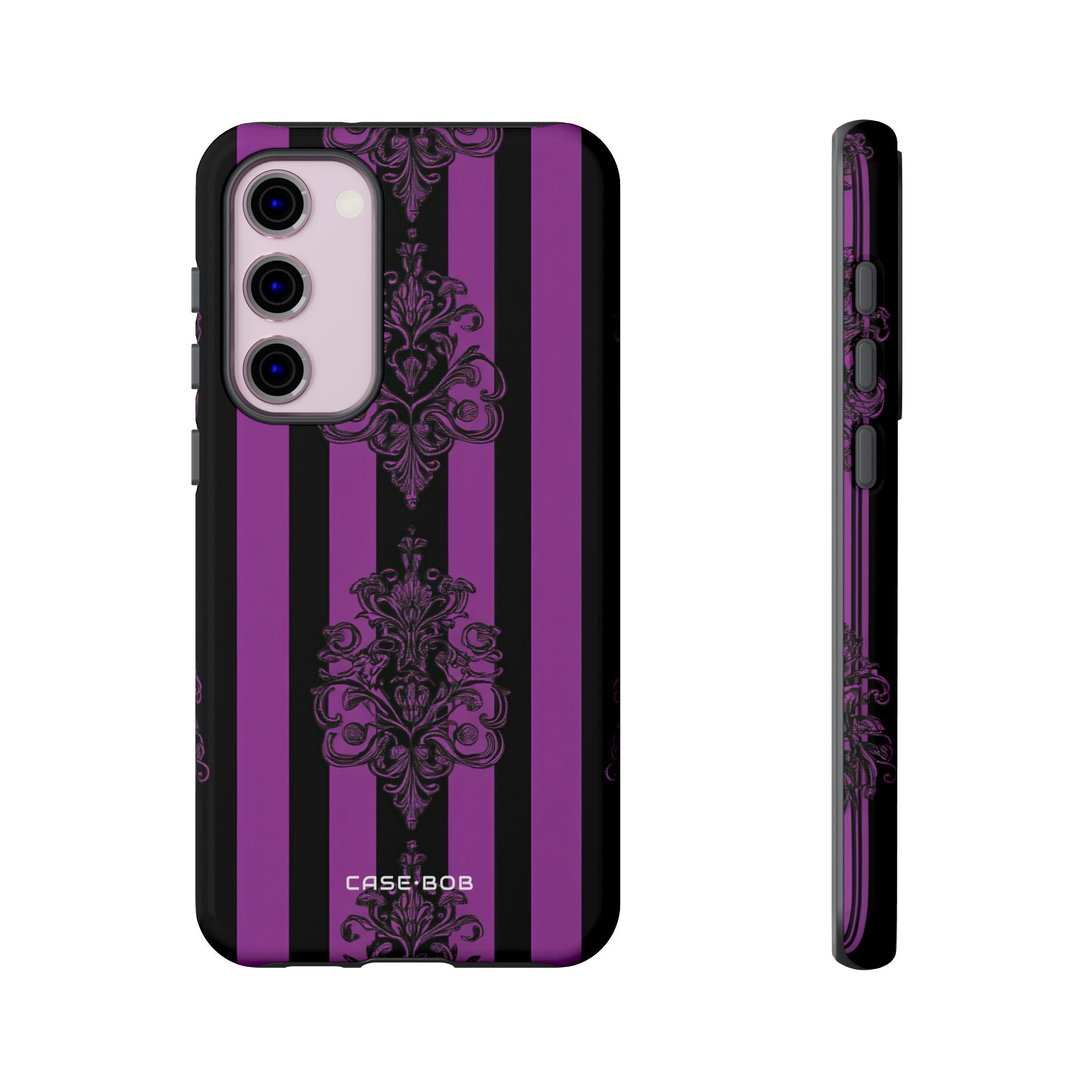 Damask Elegance Purple Samsung S23 Plus Case - Tough