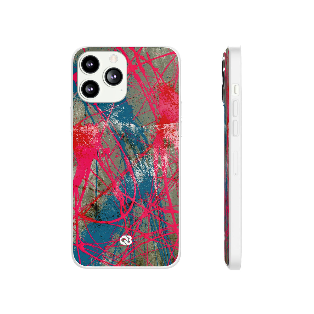 Neon Static Drip · Lite Phone Case for iPhone · Pink