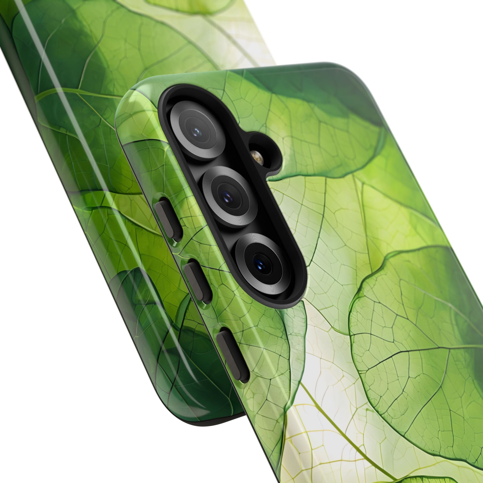 Emerald Leaf Veins · Tough Phone Case for Samsung