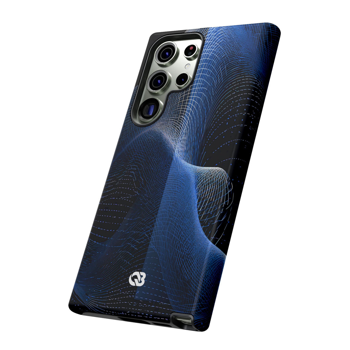 Blue Tough Phone Case for Samsung - Electric Blue Flux