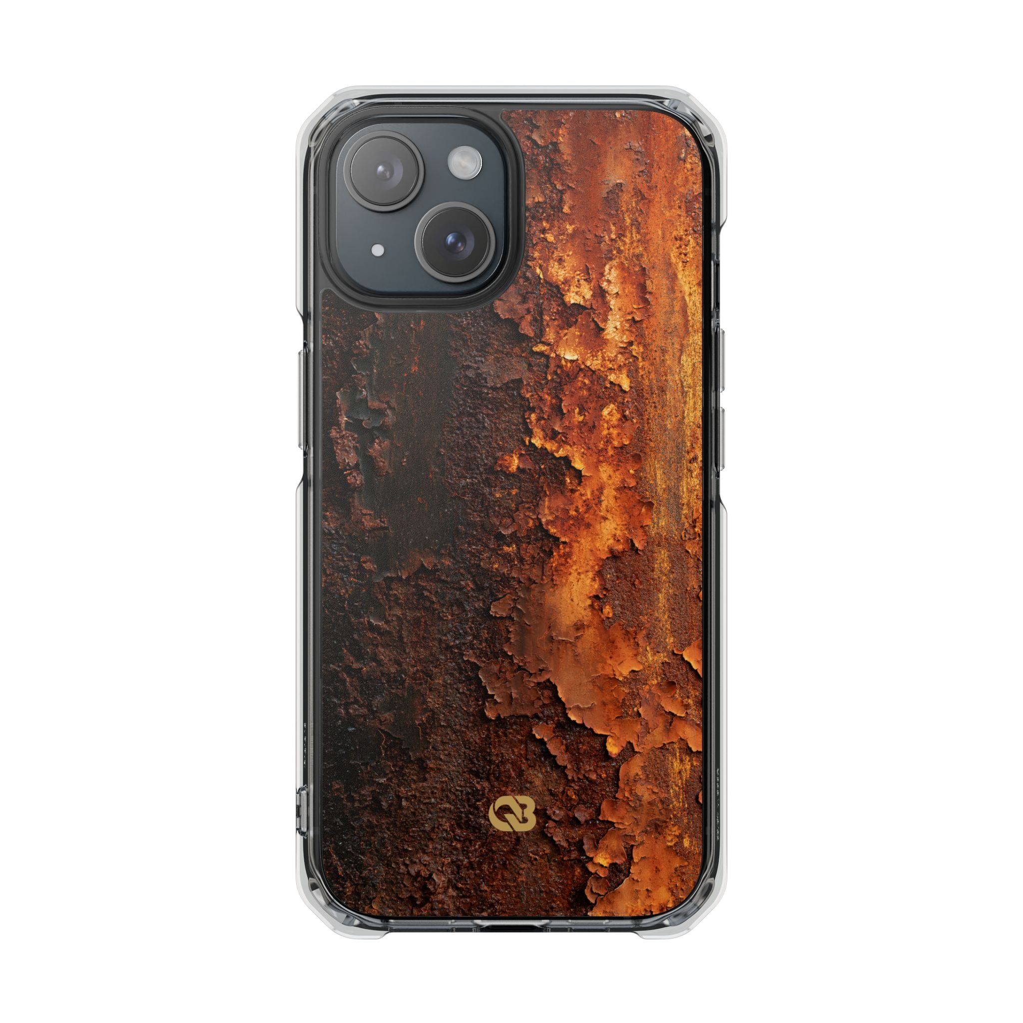Orange Impact MagSafe Phone Case for iPhone - Oxidized Iron Crust